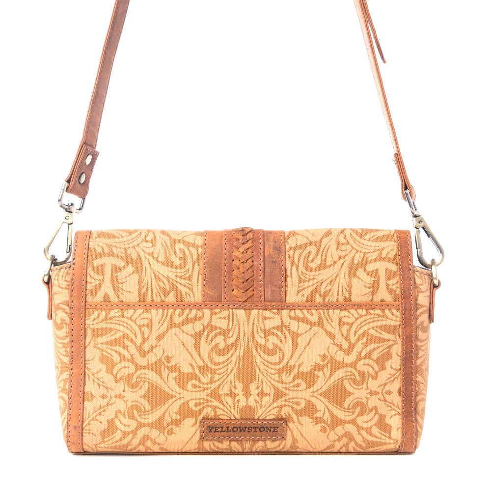 YELLOWSTONE MAVERICK SKY CROSSBODY WITH BUCKLE AMBER - Picture 2 of 6